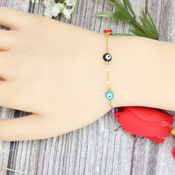 "Trendy Handmade Bracelet – A Stylish Gift for Women & Girls, MAR091917 - Picture 9 of 10